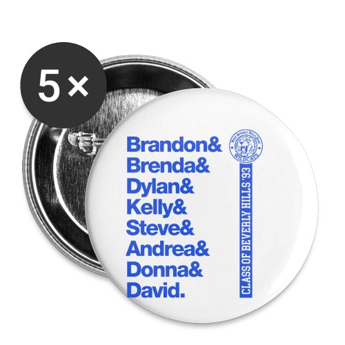Class of 93 Blue - Buttons small 1'' (5-pack)
