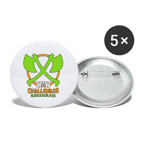 WoW Challenges Green Man - Buttons small 1'' (5-pack)