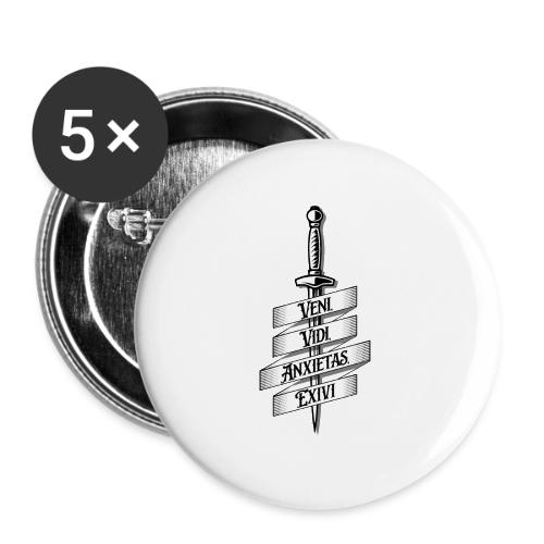 I came, I saw, I got anxiety, I left - Buttons small 1'' (5-pack)