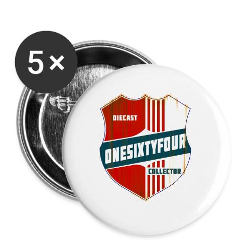 One Sixty Four -- vintage auto inspired design - Buttons small 1'' (5-pack)