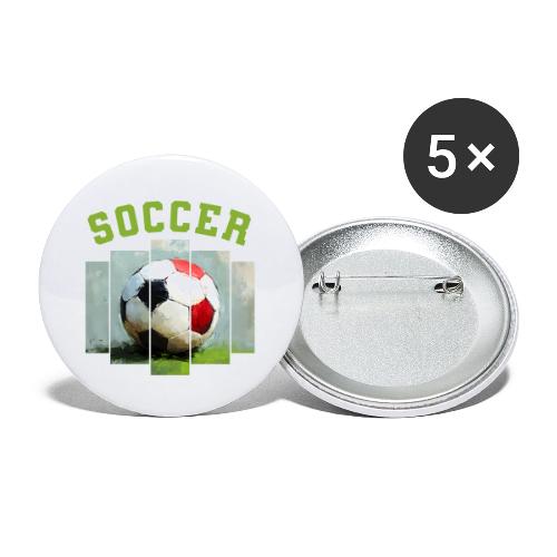Soccer Core - Buttons small 1'' (5-pack)