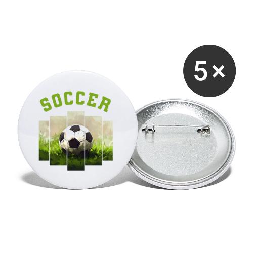 Soccer Focus - Buttons small 1'' (5-pack)