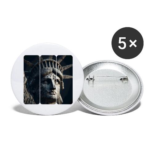 USA: Liberty in Shadows - Buttons small 1'' (5-pack)