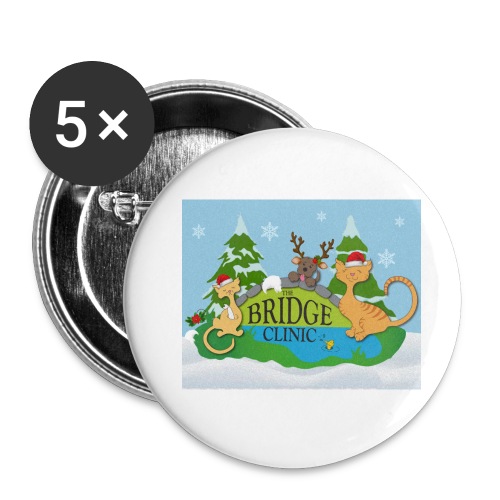 Holiday Logo - Buttons small 1'' (5-pack)