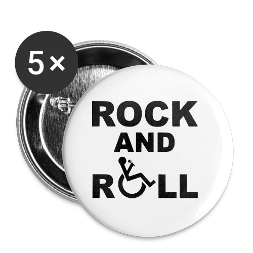 Rock and roll. For musical wheelchair users * - Buttons small 1'' (5-pack)
