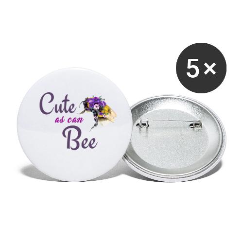 Cute as can bee - Buttons small 1'' (5-pack)