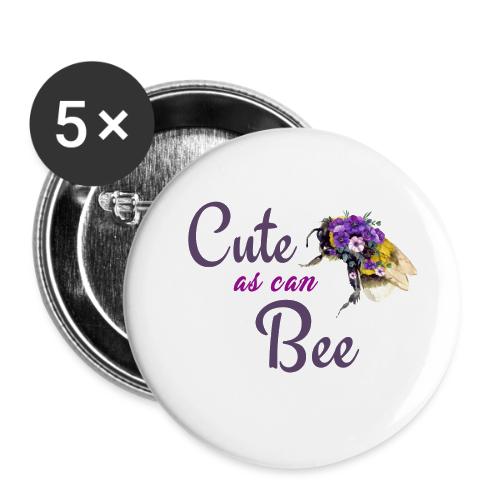 Cute as can bee - Buttons small 1'' (5-pack)