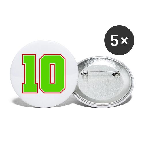 The Magic Number 10 - Buttons small 1'' (5-pack)