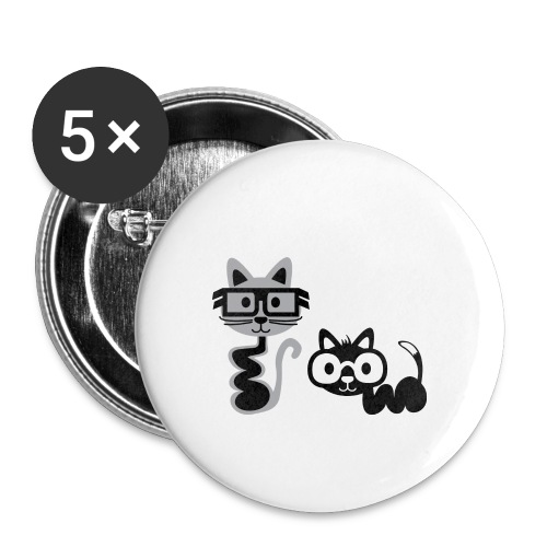 Big Eyed, Cute Alien Cats - Buttons small 1'' (5-pack)