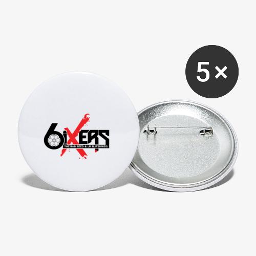 6ixersLogo - Buttons small 1'' (5-pack)
