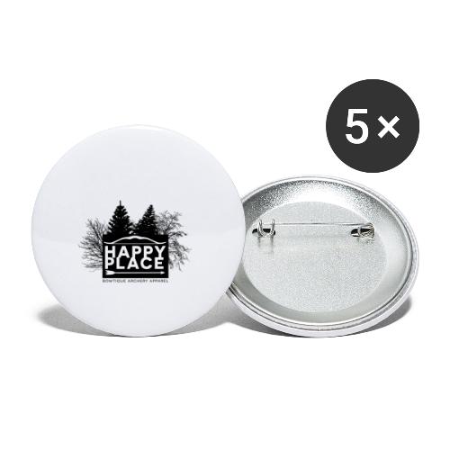 Happy Place (Archery by BOWTIQUE) - Buttons small 1'' (5-pack)
