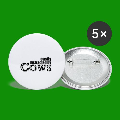 Easily Distracted by Cows - Buttons small 1'' (5-pack)