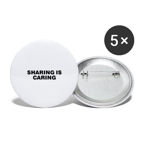 Sharing is Caring - Buttons small 1'' (5-pack)