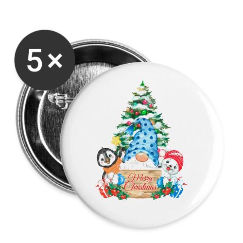 Mеrry Christmas - Buttons small 1'' (5-pack)