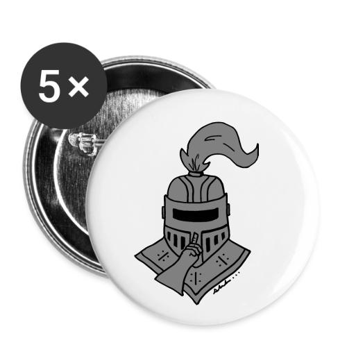 Shhh (gray) - Buttons small 1'' (5-pack)