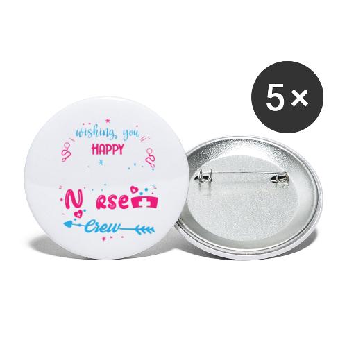 My Happy New Year Nurse T-shirt - Buttons small 1'' (5-pack)