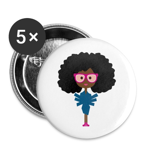 Playful and Fun Loving Gal - Buttons small 1'' (5-pack)