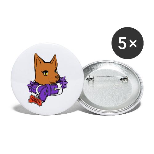 Raven - Buttons small 1'' (5-pack)