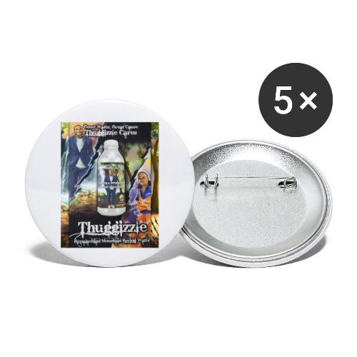 Thuggizzle Appalachian Mountain Spring Water Merch - Buttons small 1'' (5-pack)
