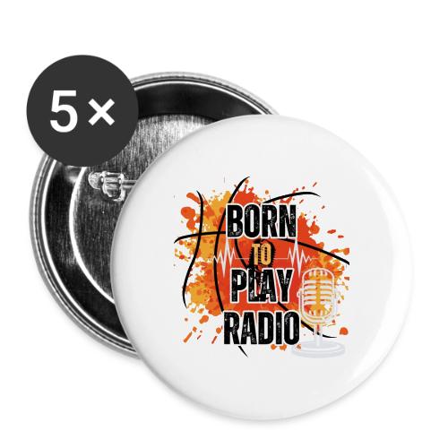 Born to Play Radio - Buttons small 1'' (5-pack)