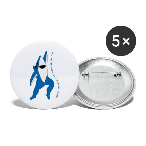 Be a Dancing Shark! - Buttons small 1'' (5-pack)