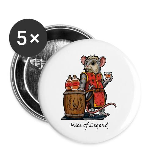 Mice of Legend - Miller Mouse - Buttons small 1'' (5-pack)