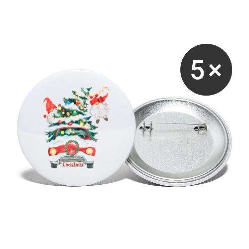 Christmas - Buttons small 1'' (5-pack)