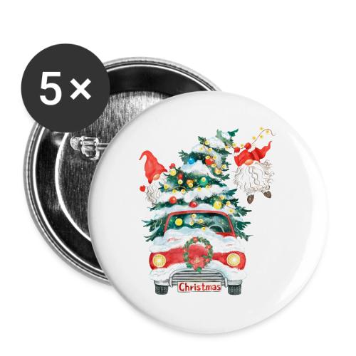 Christmas - Buttons small 1'' (5-pack)
