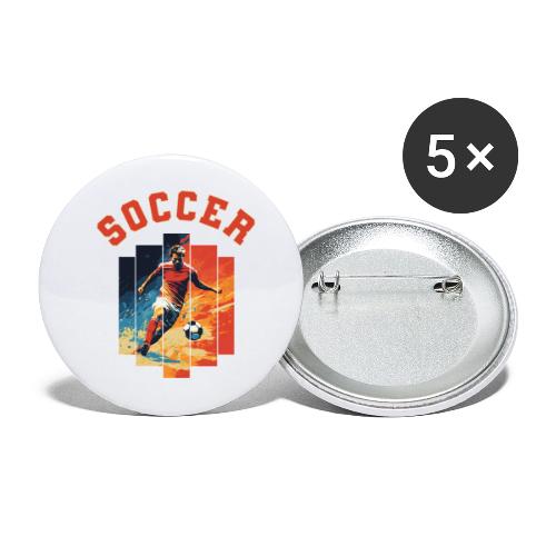 Soccer Spirit - Buttons small 1'' (5-pack)
