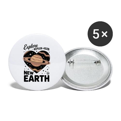 Explore Kepler-452b – New Earth Adventure - Buttons small 1'' (5-pack)