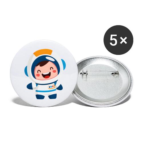 Joyful Baby Astronaut - Buttons small 1'' (5-pack)