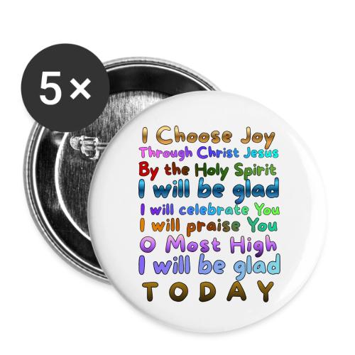 I will be glad 1 - Buttons small 1'' (5-pack)