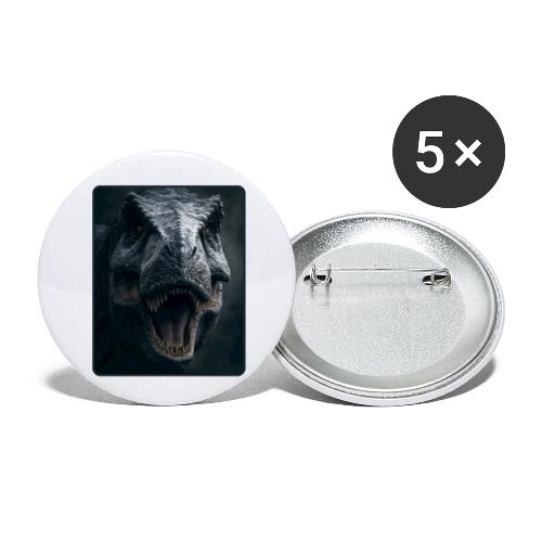 T Rex Cinematic Close-Up Design - Buttons small 1'' (5-pack)