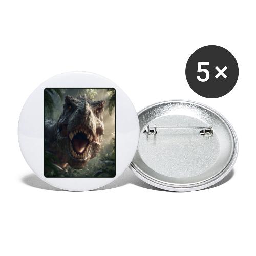 T Rex Jungle Roar Design - Buttons small 1'' (5-pack)