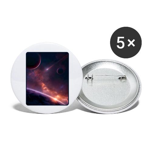 Cosmic Sunset Nebula Space Art - Buttons small 1'' (5-pack)