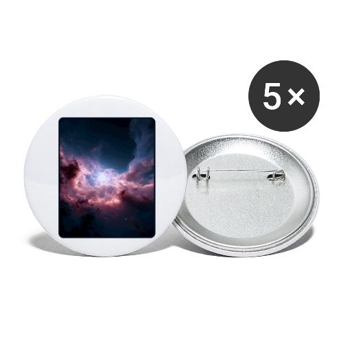 Radiant Cosmic Nebula Artwork - Buttons small 1'' (5-pack)