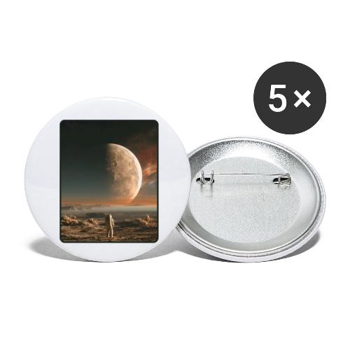 Astronaut on an Alien Moon - Buttons small 1'' (5-pack)