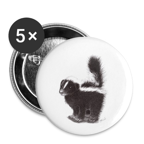 Cool cute funny Skunk - Buttons small 1'' (5-pack)