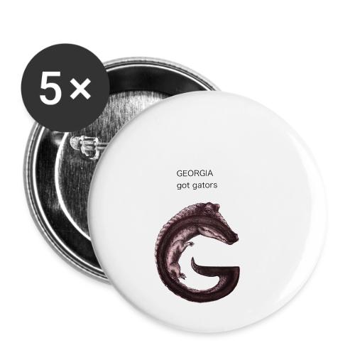 Georgia gator - Buttons small 1'' (5-pack)