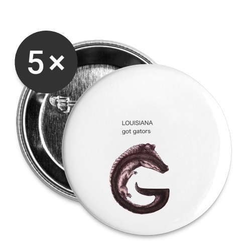 Louisiana gator - Buttons small 1'' (5-pack)