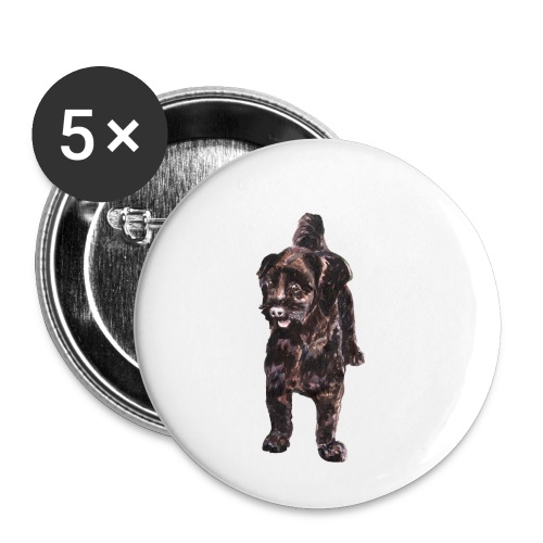 Dog - Buttons small 1'' (5-pack)
