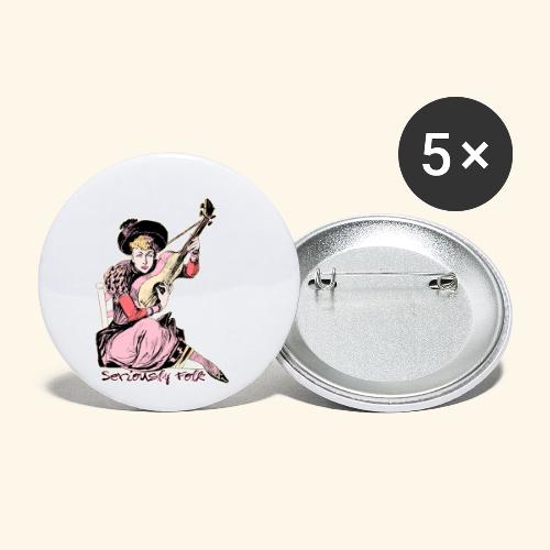 Seriously Folk - Buttons small 1'' (5-pack)