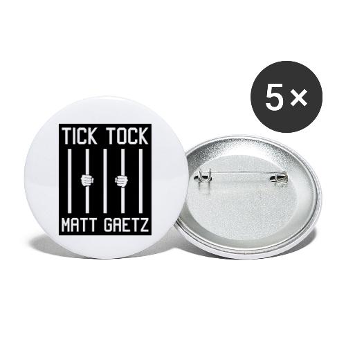 Tick Tock Matt Gaetz Prison - Buttons small 1'' (5-pack)