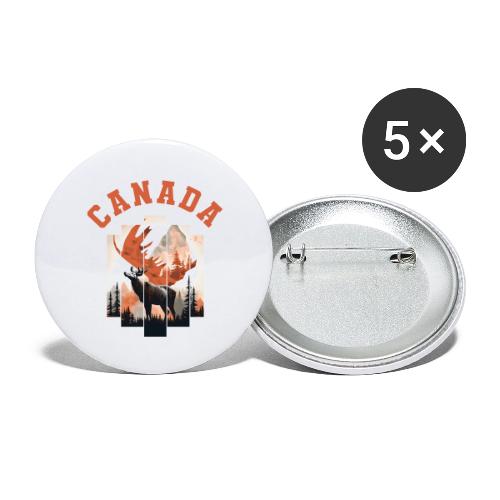 Great Canadian Outdoors - Buttons small 1'' (5-pack)