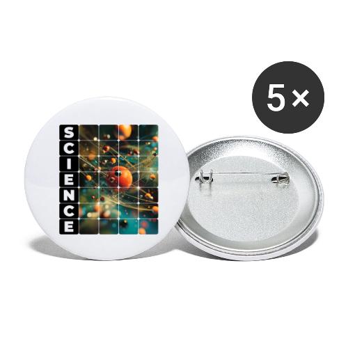 Atomic Science Vision - Buttons small 1'' (5-pack)
