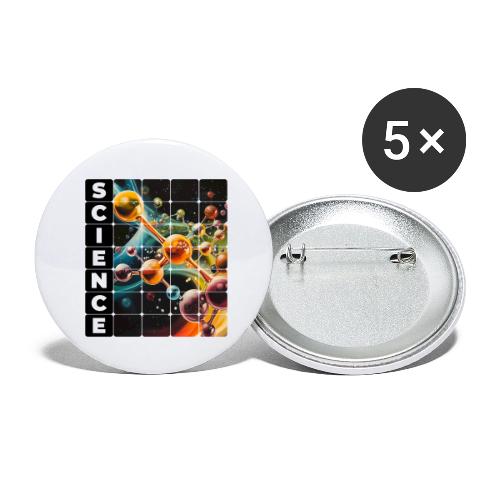 Molecular Science - Buttons small 1'' (5-pack)