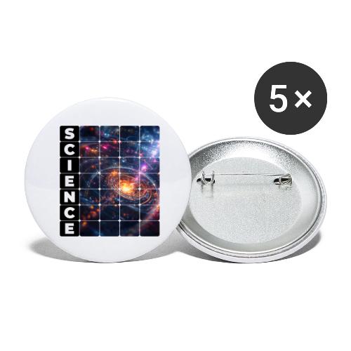 Science Spiral - Buttons small 1'' (5-pack)