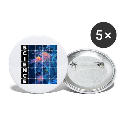 Alien Science - Buttons small 1'' (5-pack)