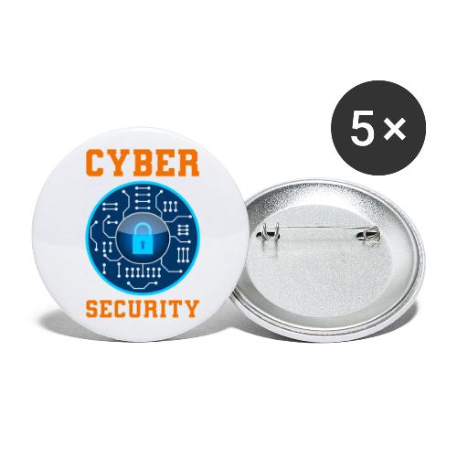 Cycer security: Secure by Design - Buttons small 1'' (5-pack)