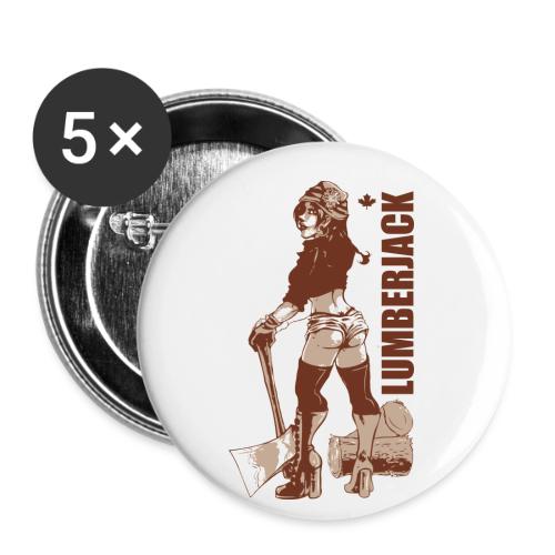 Lumberjack - Buttons small 1'' (5-pack)